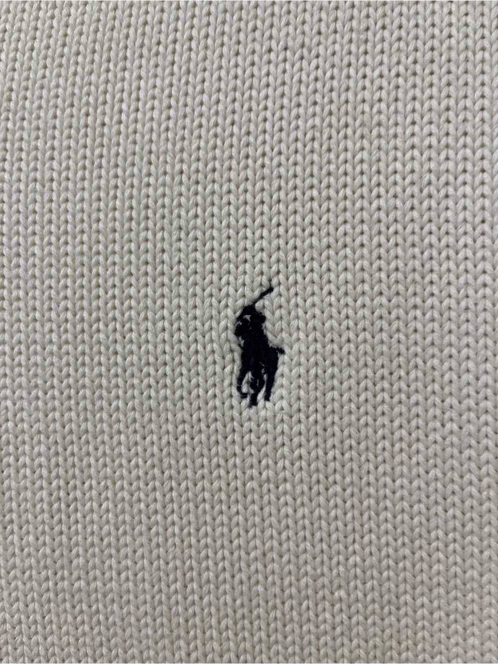 Ralph Lauren White V-Neck Sweater Vest with Navy Pony XL - Picture 2 of 7